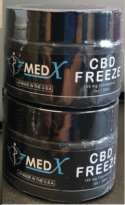 Med X CBD FREEZE
2 For $40 - GREAT DEAL!!! Med X CBD FREEZE
2 For $40 - GREAT DEAL!!!