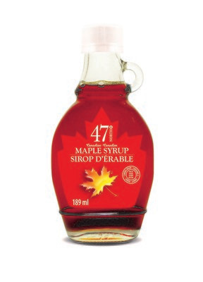 189ml Organic Maple Syrup Traditional Glass Bottle
