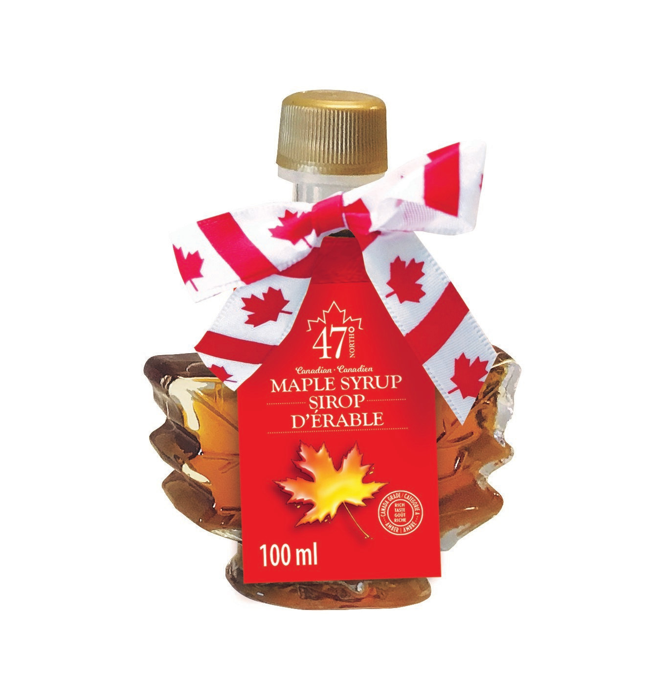 100ml Organic Maple Syrup Maple Leaf