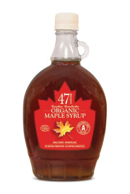 500ml Organic Maple Syrup Traditional Glass Bottle