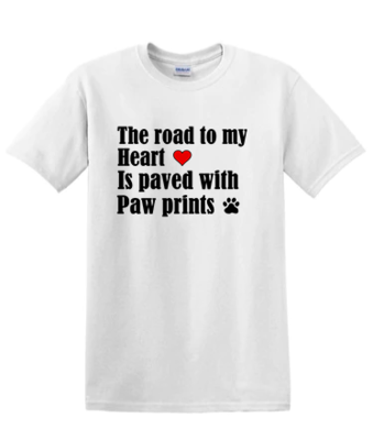 The road to my heart is paved with paw prints