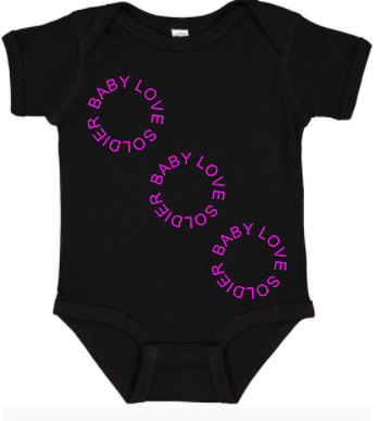 LS 3 Circle Onesie