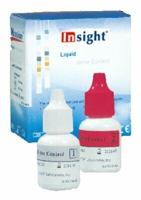 Liquid Urine Strip Control, L1 &amp; L2 6x10mL, INSIGHT