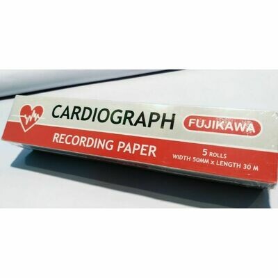 ECG Paper 50mm x 30m, 1x5rolls, FUJIKAWA