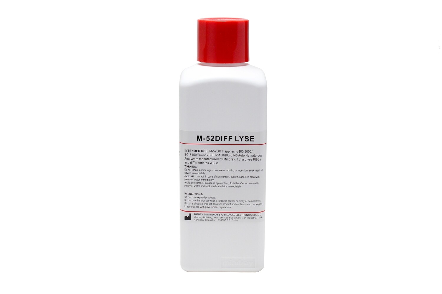 Hematology Analyzer - Lyse Diff, M-52Diff, 500mL, MINDRAY