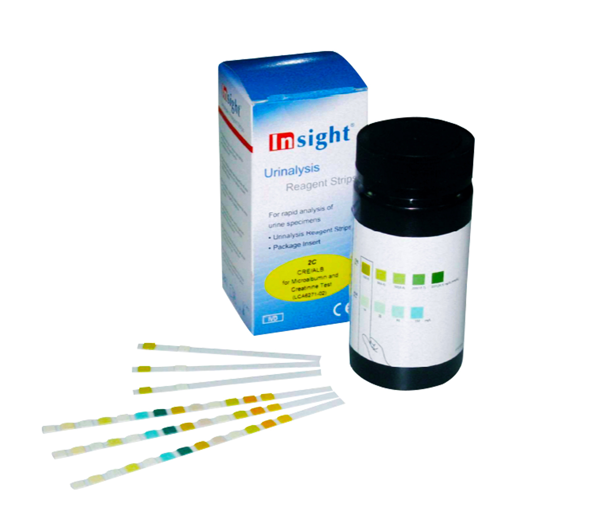 Creatinine and Microalbumine Strips, INSIGHT