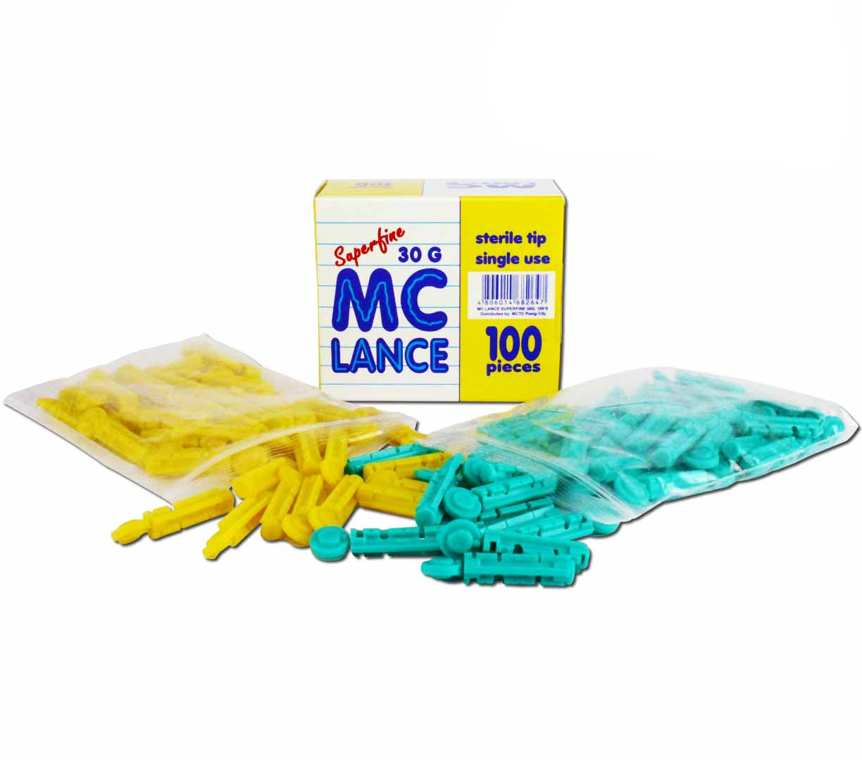 Blood Lancets 30G 100&#39;s, Superfine, McLance