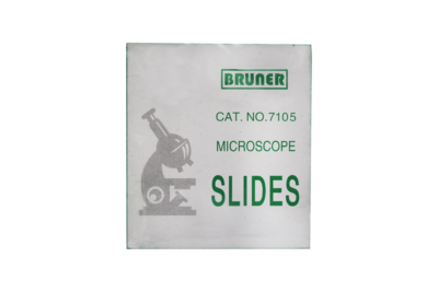 Glass Slides Frosted 90° 72s, BRUNER