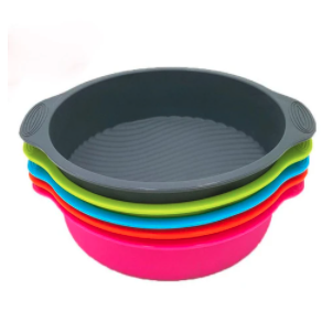 9 inch DlY Round Cake Pan Shape 3D Silicone Cake Mold - 2 PCS SET