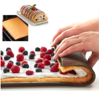 Non-stick Silicone Oven Cake Roll Mat 2 pcs set