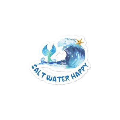 Salt Water Happy, Bubble-free stickers