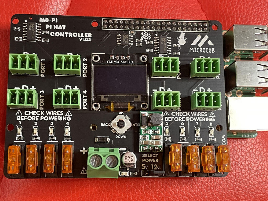 M8-PI Raspberry Pi - 8 Port Pixel controller