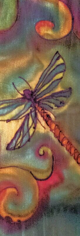 Dragonfly Quietly Landing    Book Mark