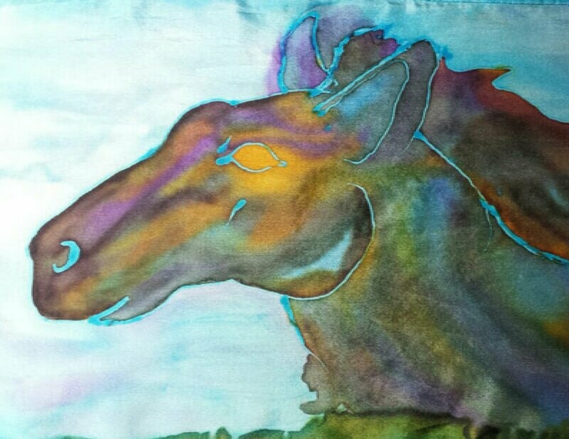 Ride Like the Wind Horse   Note Card