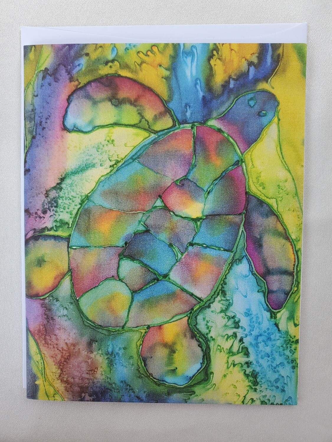 Green Sea Turtle  Note Card
