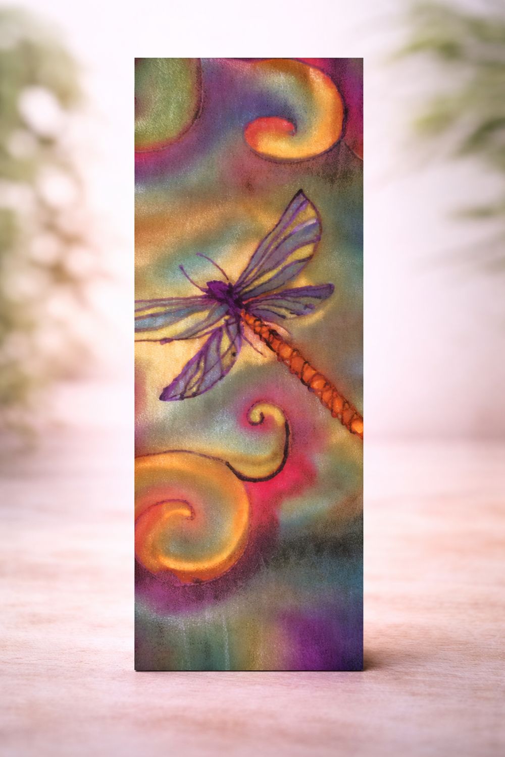 Dragonfly Quietly Landing    Book Mark