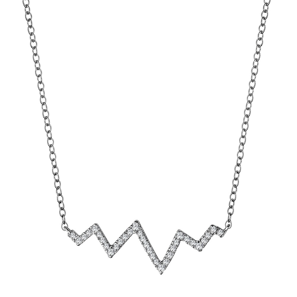 Pulse diamond necklace