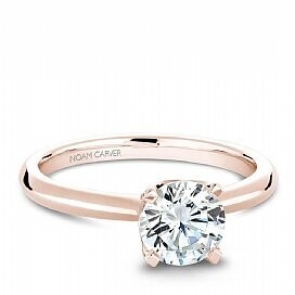 Rose Gold Noam Carver Engagement Ring