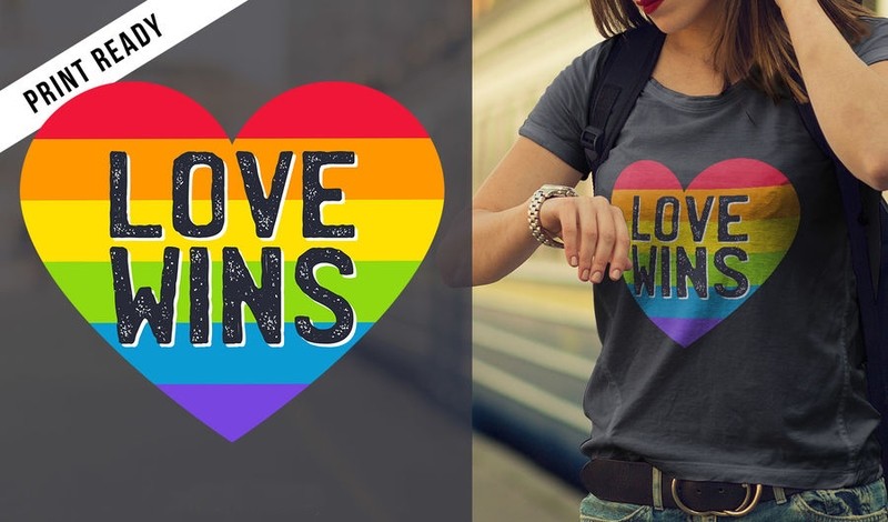 &quot;Love Win&#39;s&quot; T-Shirt