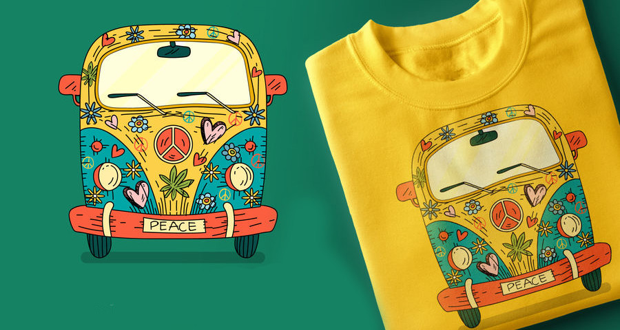 Hippie Van T-Shirt