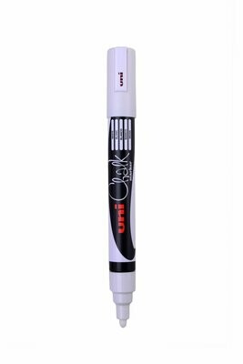 White Uni Chalk Markers - individual pens