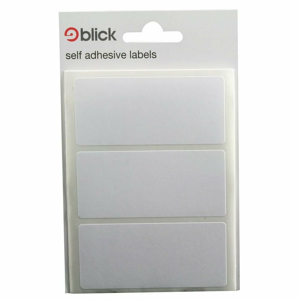 Self adhesive labels - 34 x 75mm