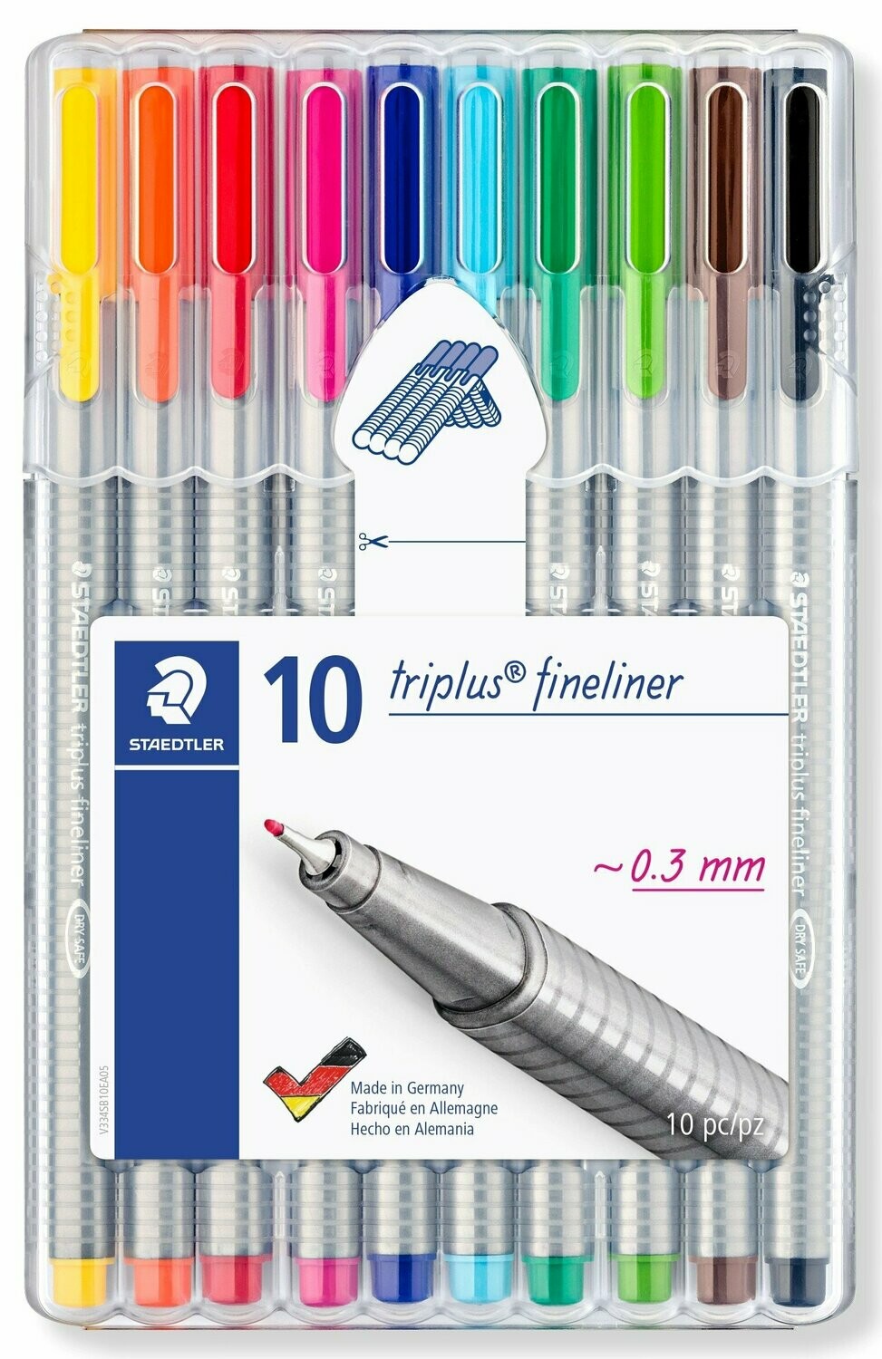 Staedtler Triplus Fineliners - set of 10