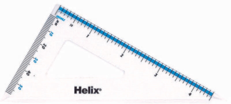 Helix 6cm/4½ inch 60 Degree Set Square