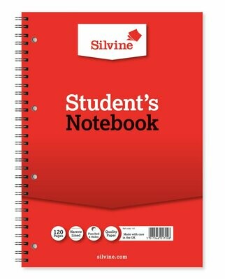 Silvine A4 Student's Notebook