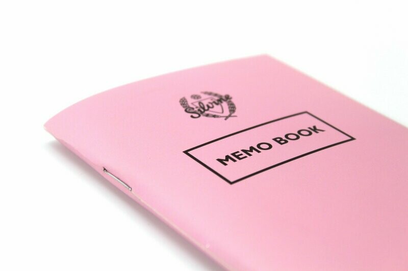 Silvine Pastel Memo Notebook - Pink