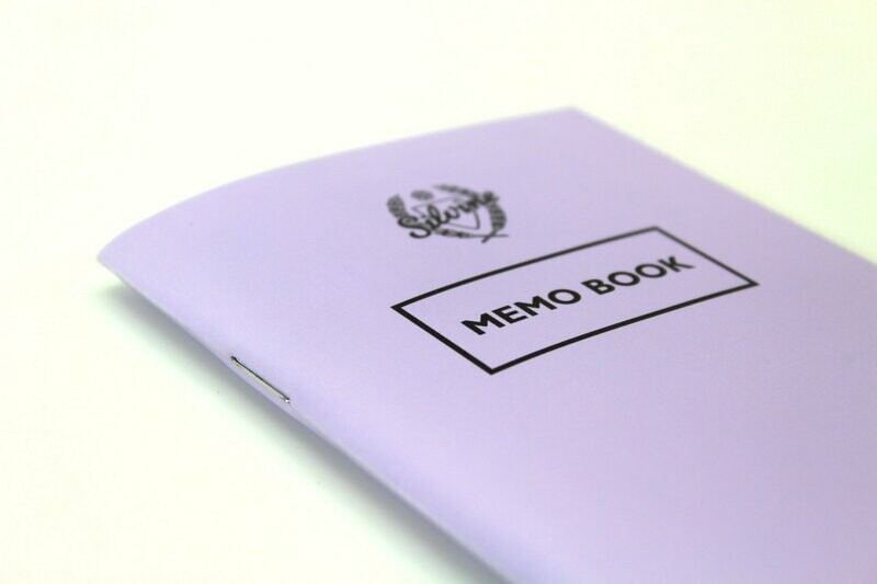 Silvine Pastel Memo Notebook - Lilac