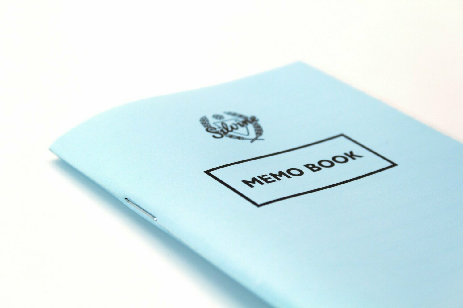 Silvine Pastel Memo Notebook - Pale Blue