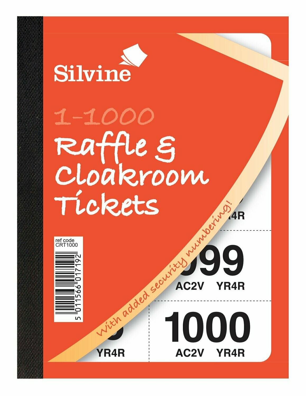 Silvine 1 - 1000 Raffle & Cloakroom Tickets