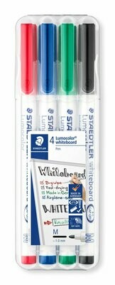 Staedtler 4 Pack Lumocolor Whiteboard Pens