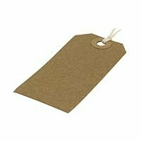 Buff/White Strung Tickets/Tags - bundles of 10