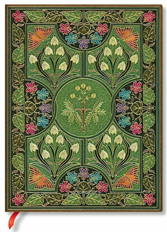​Paperblanks Flexis Softcover Ultra Lined Notebook - Poetry in Bloom