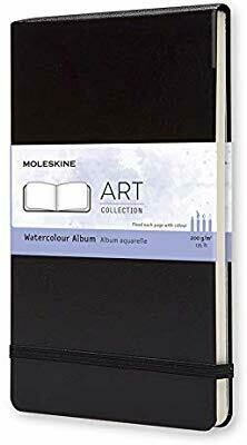 Moleskine Large Black Hardcover Watercolour Album