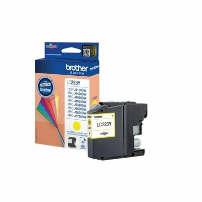 Genuine Brother LC223 Yellow Ink Cartridge