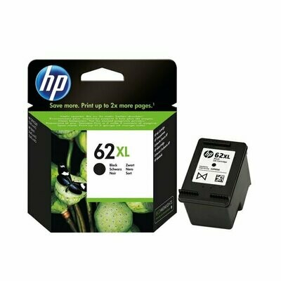 Genuine HP 62XL High Capacity Black Ink Cartridge (C2P05AE)