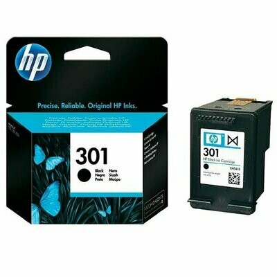 Genuine HP 301 Black Ink Cartridge (CH561EE)