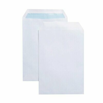 White C5 Envelopes Pocket Self Seal 90gsm (50 Pack)