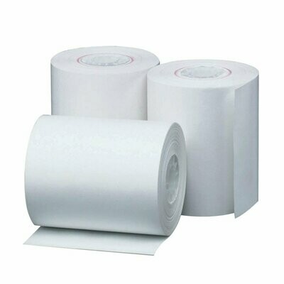 White Thermal Till/Credit Card/PDQ Roll(s) 57x40mm 1-Ply