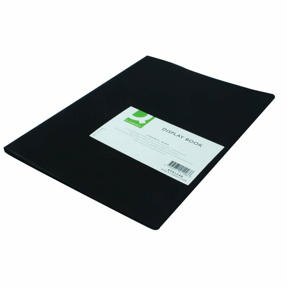 Q-Connect Polypropylene Display Book - 10 pocket