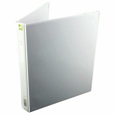 Q-Connect 16mm A4 White 4D-Ring Presentation Binder