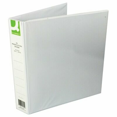 Q-Connect 40mm A4 4D-Ring Presentation Binder