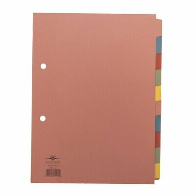 Concord A5 10-Part File Divider