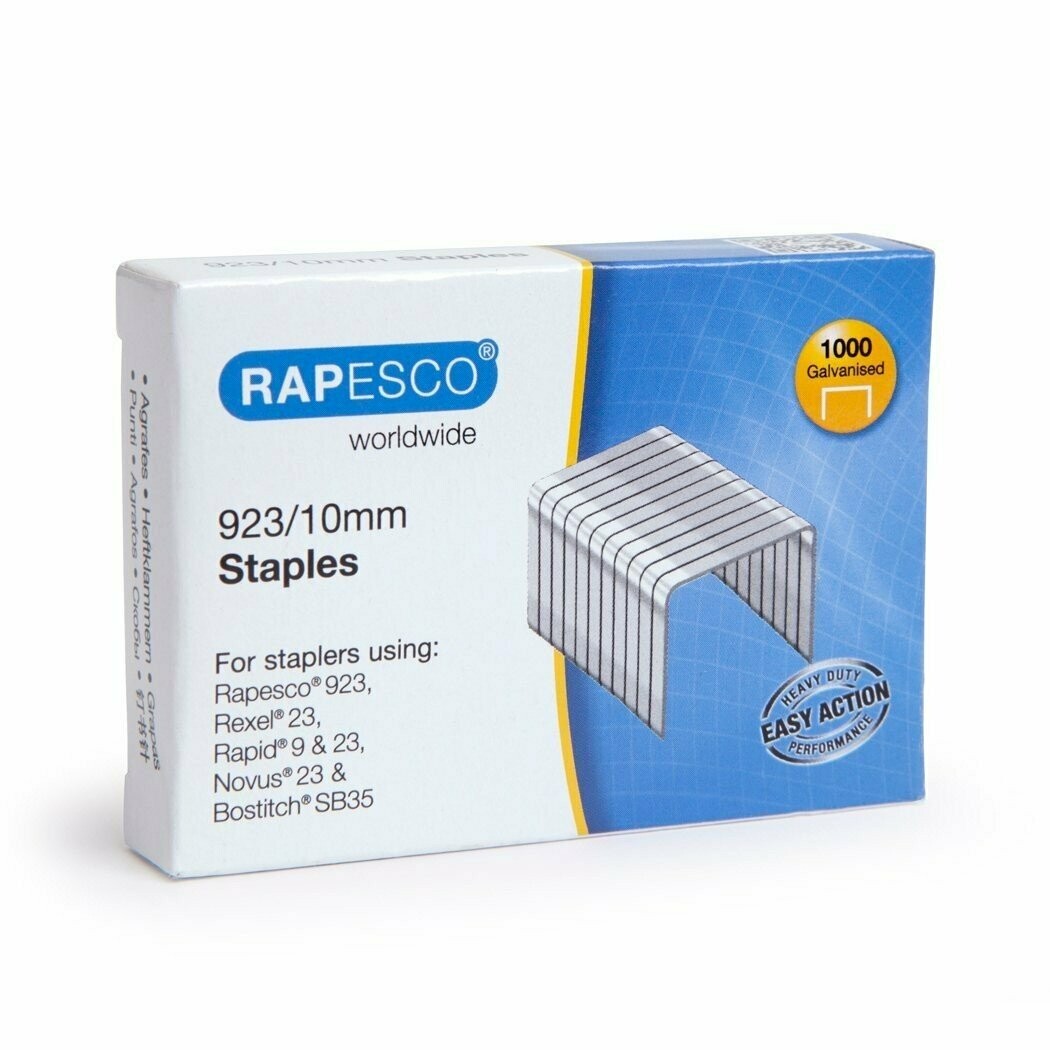 Rapesco 923/10mm Staples (4000 Pack)