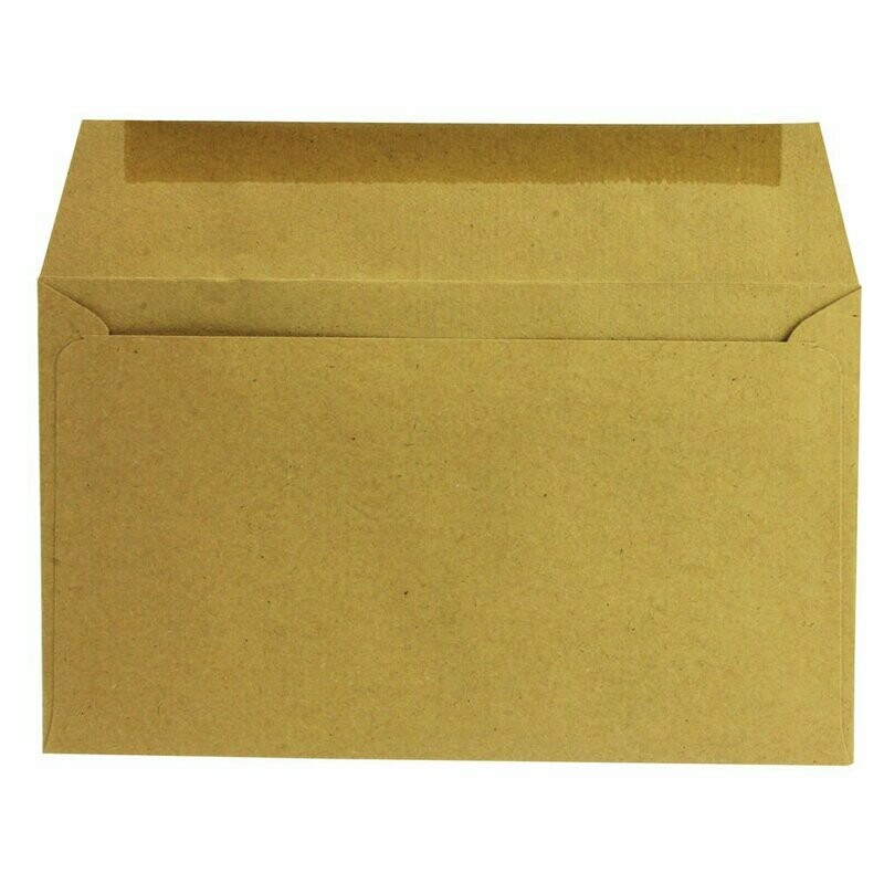 Manilla Wallet Envelope 89x152mm (50 Pack)