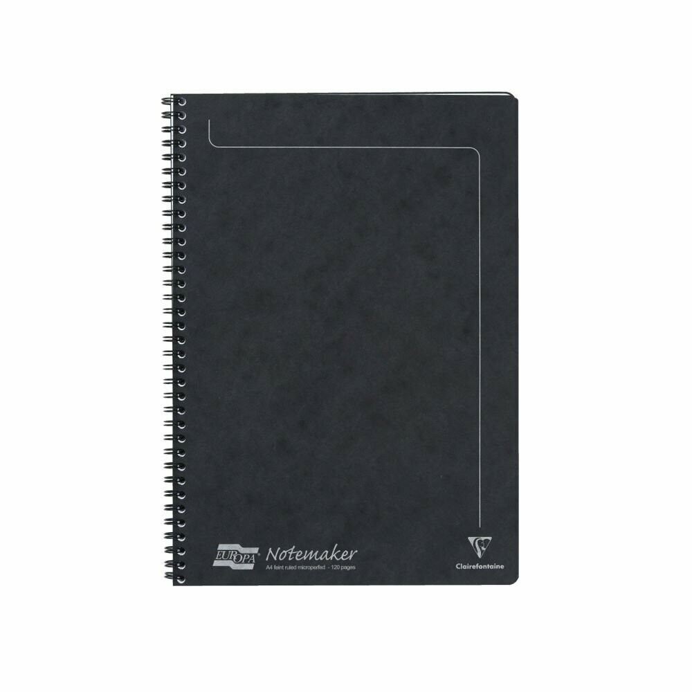 Clairefontaine Europa Notemakers A4 Black Notebook
