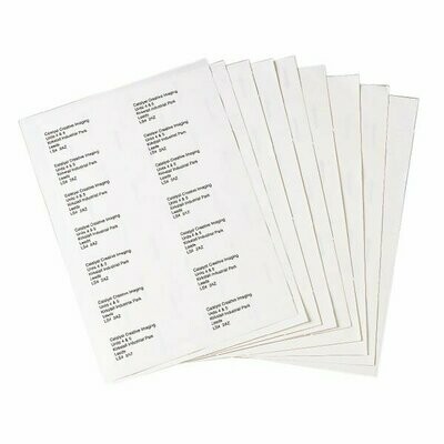 Multipurpose White Printable Labels (100 Sheets)